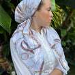 Load image into Gallery viewer, VERSATILE PRETIED White Fall Sailors Chain (WITH VELVET GRIP)