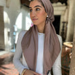 Load image into Gallery viewer, CLASSIC PRETIED Satin Taupe (with Velvet Grip)