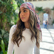 Load image into Gallery viewer, Pink Fall Floral Head Scarf