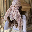 Load image into Gallery viewer, Violet Grey Leopard Head Scarf