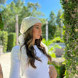 Load image into Gallery viewer, Cream Fall Leaves Head Scarf