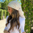 Load image into Gallery viewer, Cream Fall Leaves Head Scarf