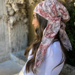 Load image into Gallery viewer, Vintage Rose Head Scarf