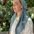 Load image into Gallery viewer, CLASSIC PRETIED Shimmer Sky Blue (with Velvet Grip)