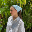 Load image into Gallery viewer, Blue Missoni Inspired Bandana