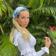 Load image into Gallery viewer, Blue Blossom Bandana