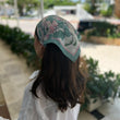 Load image into Gallery viewer, Sage Leaf Border Bandana
