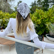 Load image into Gallery viewer, Black and White Toile Bandana