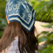 Load image into Gallery viewer, Blue Jungle Toile Bandana