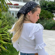 Load image into Gallery viewer, Black Butterfly Bandana
