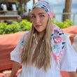 Load image into Gallery viewer, Ditsy Floral Square Head Scarf
