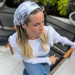 Load image into Gallery viewer, Black and White Toile Bandana