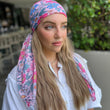 Load image into Gallery viewer, Pink Liberty Square Head Scarf