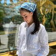 Load image into Gallery viewer, Blue Jungle Toile Bandana