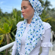 Load image into Gallery viewer, CLASSIC PRETIED Blue Mini Floral (WITH VELVET GRIP)