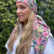 Load image into Gallery viewer, Vintage Floral Square Head Scarf