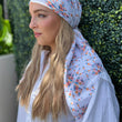Load image into Gallery viewer, Floral Butterfly Square Head Scarf