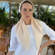 Load image into Gallery viewer, CLASSIC PRETIED Scalloped Cream Champagne (with Velvet Grip)
