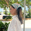 Load image into Gallery viewer, Sage Leaf Border Bandana