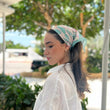 Load image into Gallery viewer, Sage Leaf Border Bandana