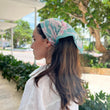 Load image into Gallery viewer, Sage Leaf Border Bandana