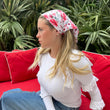 Load image into Gallery viewer, Red Cherry Floral Bandana