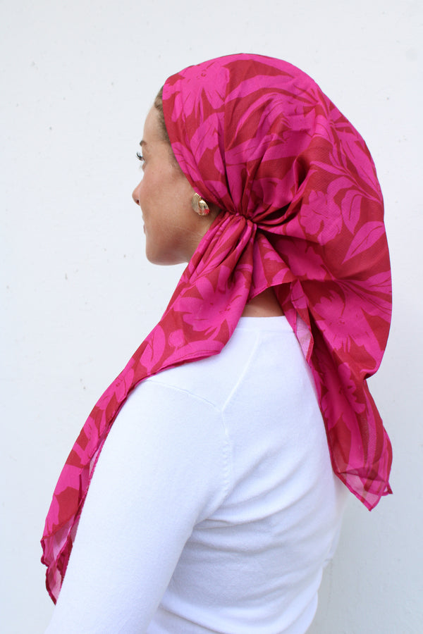 VERSATILE PRETIED Hot Pink Hibiscus (WITH VELVET GRIP)