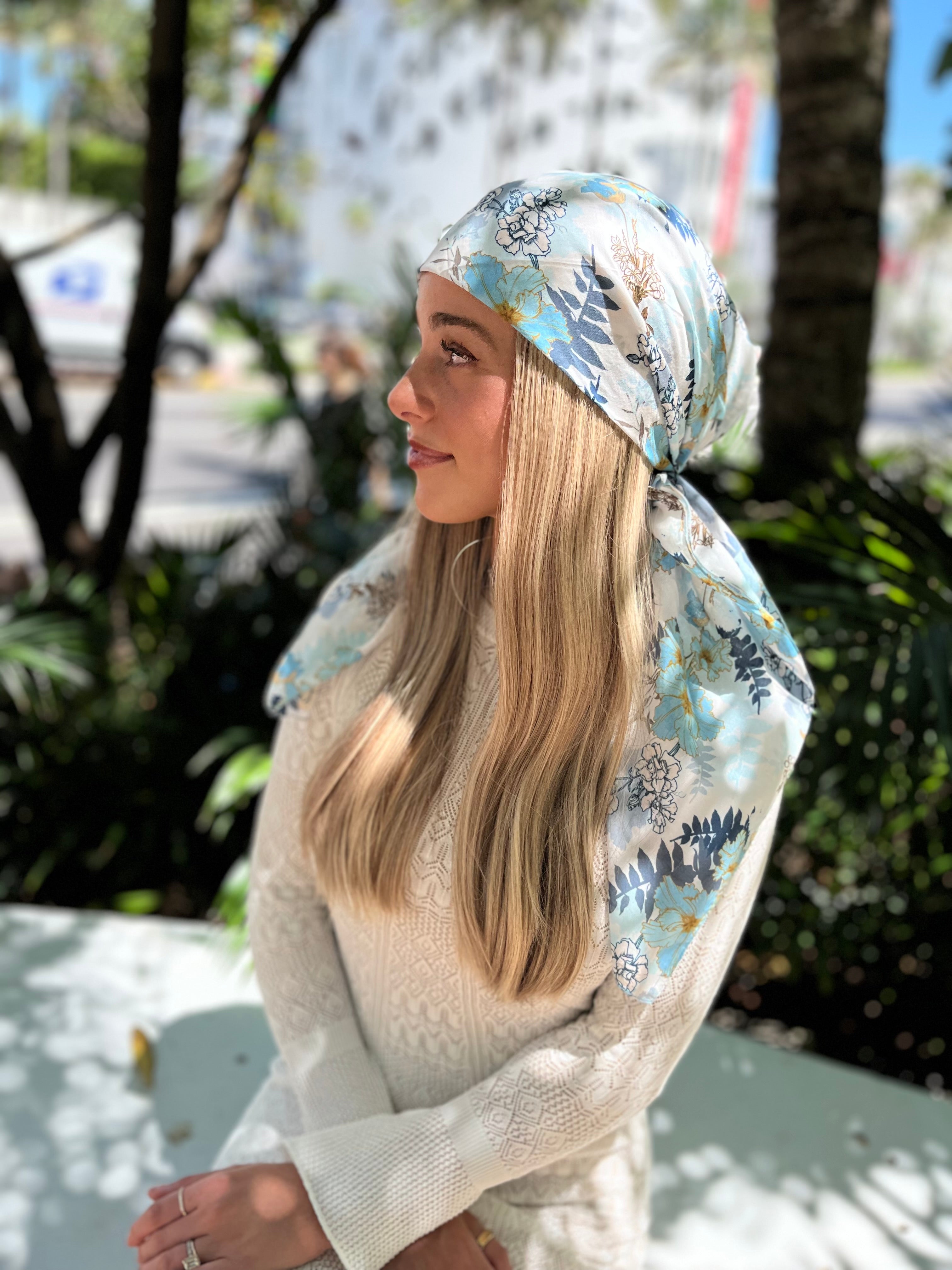 Square Scarf Bohemian Style Head Scarves Silk Large Square Scarf