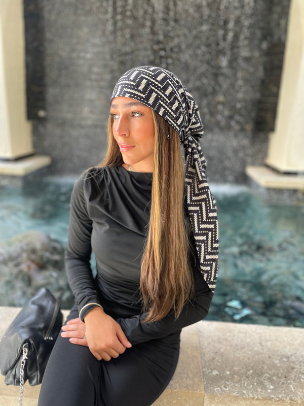 Chevron Nights Square Head Scarf