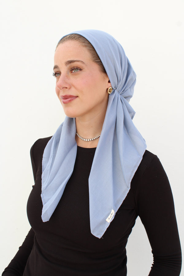 SHORT CLASSIC PRETIED Powder Blue (with Velvet Grip)