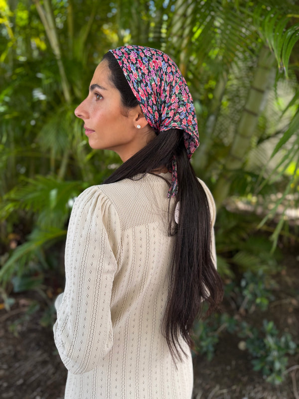 Ditsy Noir Bandana