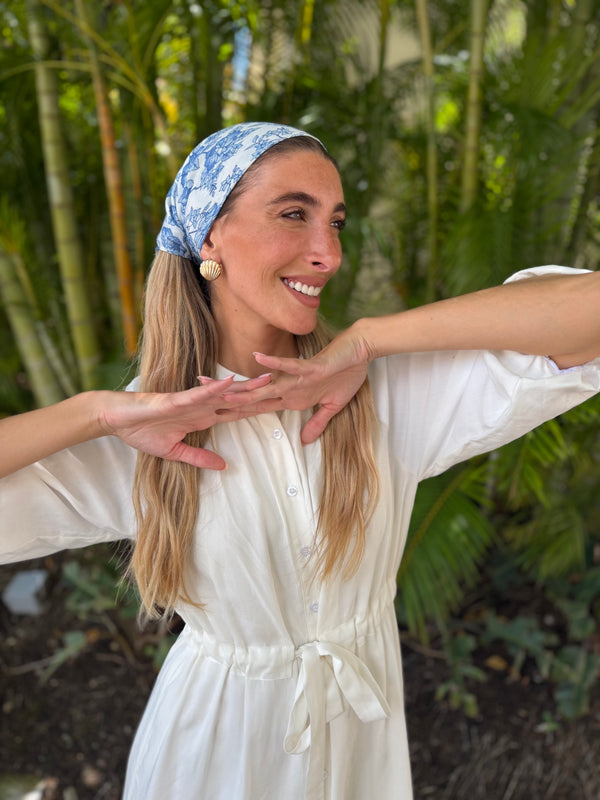 Blue Estate Garden Bandana