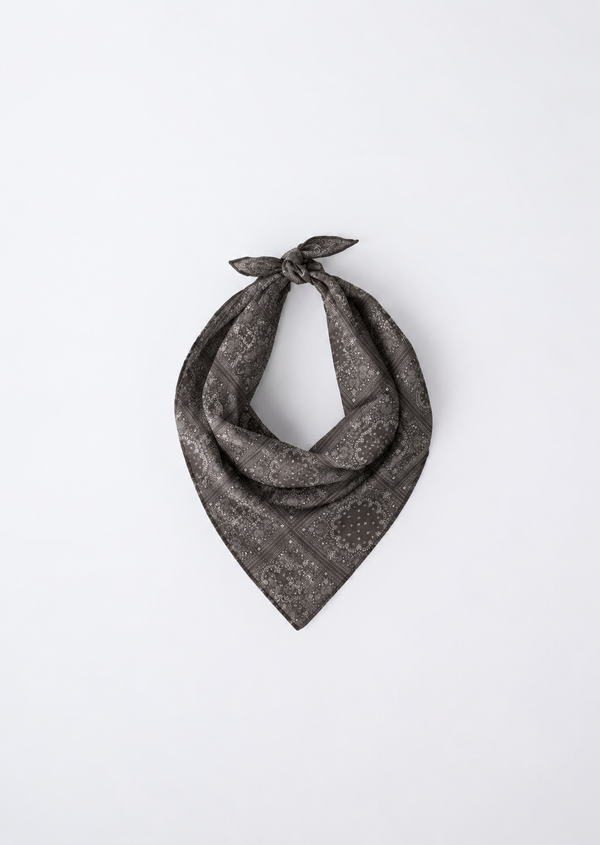Mocha Paisley Bandana
