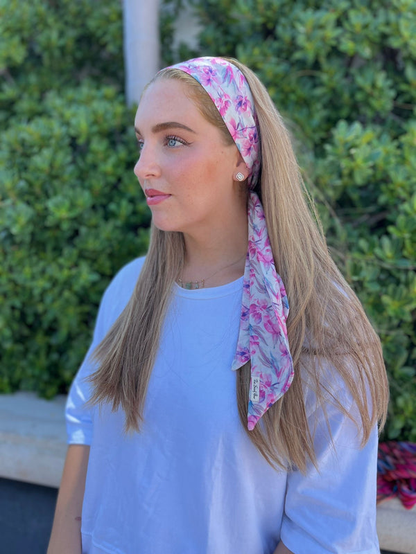 WRAP SCARF Pretty Pink Florals