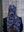 Midnight Butterfly Square Head Scarf