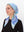 Europe Blues Square Head Scarf