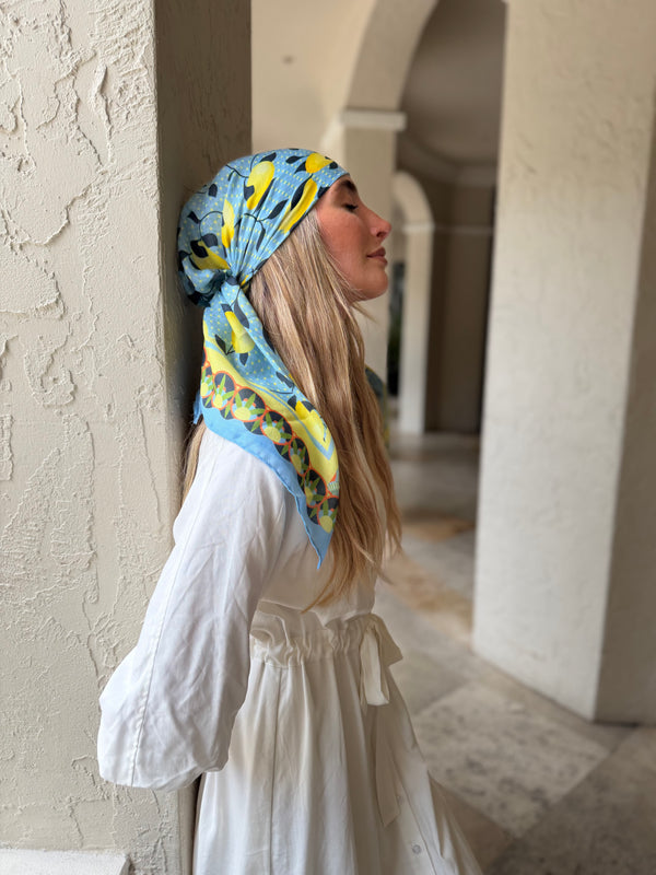 Limoncello Square Head Scarf