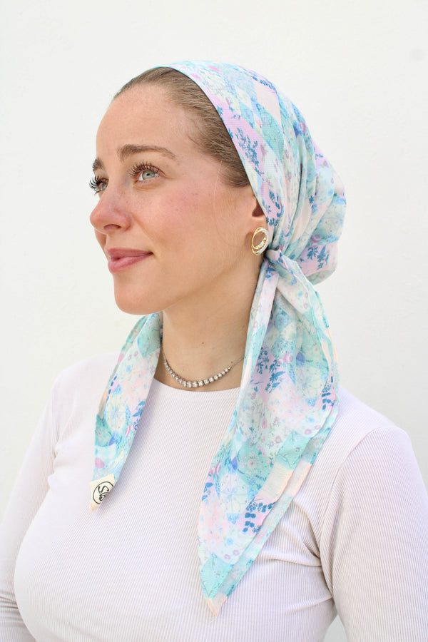 Love Shack Fancy Square Head Scarf