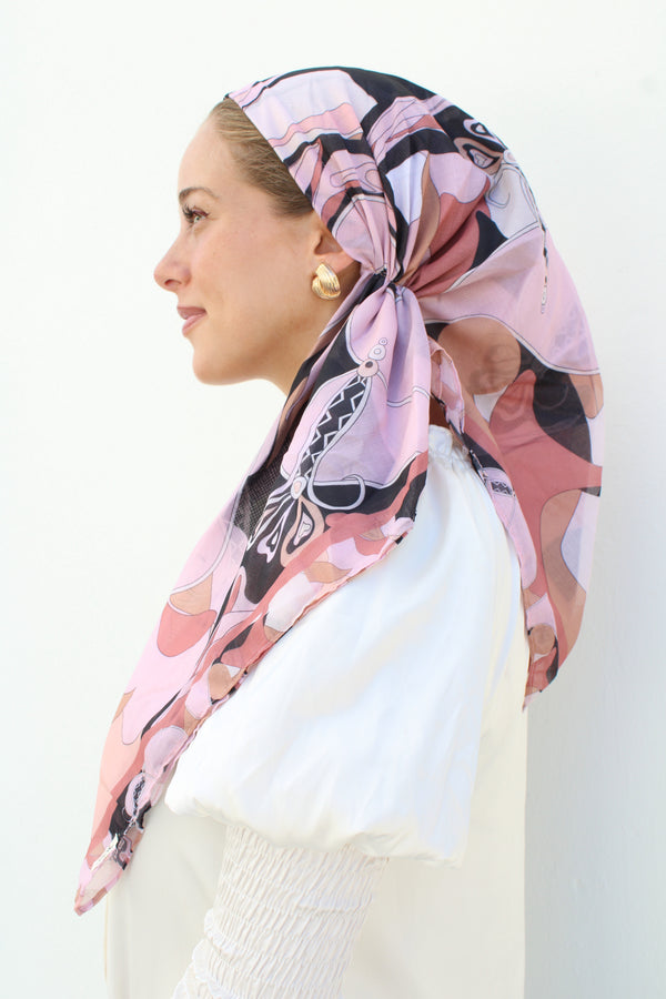 VERSATILE PRETIED Inspired Blush Form Head Scarf