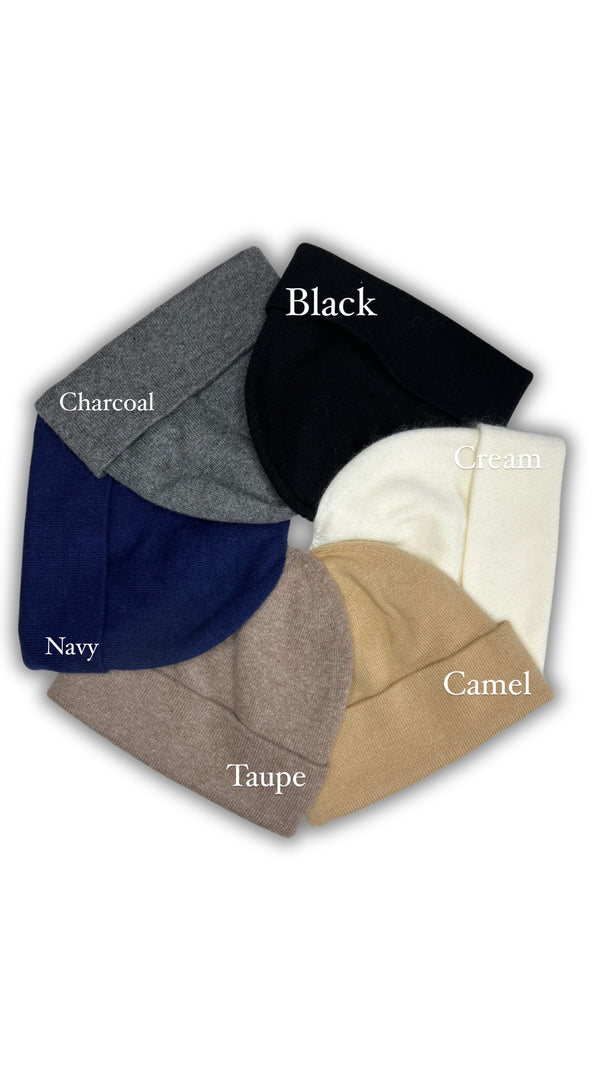 Cashmere Cuffed Beanie