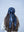 Royal Blue Florals Square Head Scarf