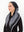 CLASSIC PRETIED Stripped Black Head Scarf (WITH VELVET GRIP)