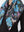 CLASSIC PRETIED Sapphire Florals Head Scarf (WITH VELVET GRIP)