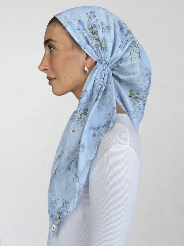 VERSATILE PRETIED Bluebell Mist Head Scarf