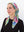 Water Color Petals Square Head Scarf