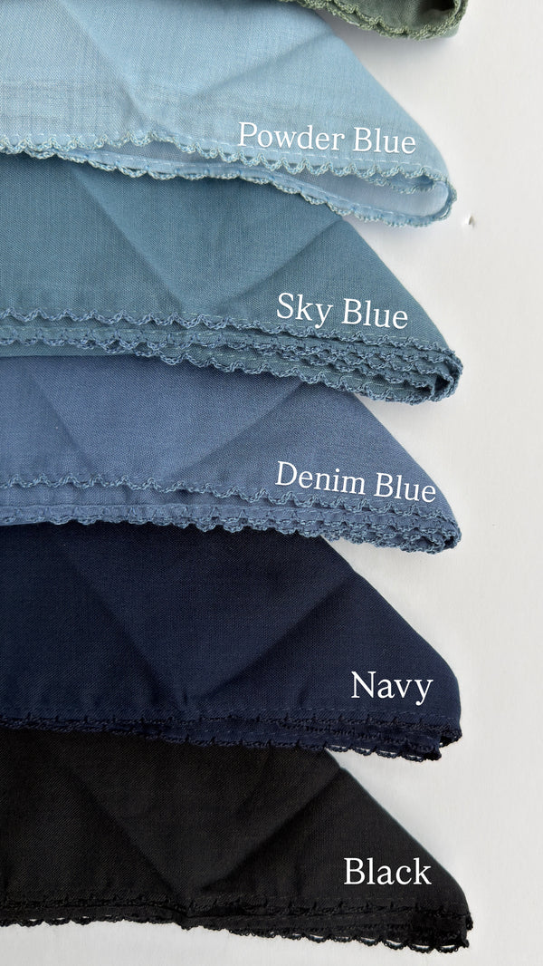 Pico Stitch Solid Bandanas