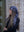 Midnight Butterfly Square Head Scarf