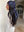 Navy Motif Square Head Scarf