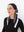 Stripped Black Square Head Scarf