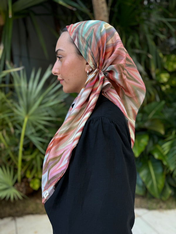 SB VERSATILE PRETIED Vibrant Chevron (WITH VELVET GRIP)